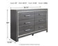 Lodanna Full Panel Bed with Mirrored Dresser