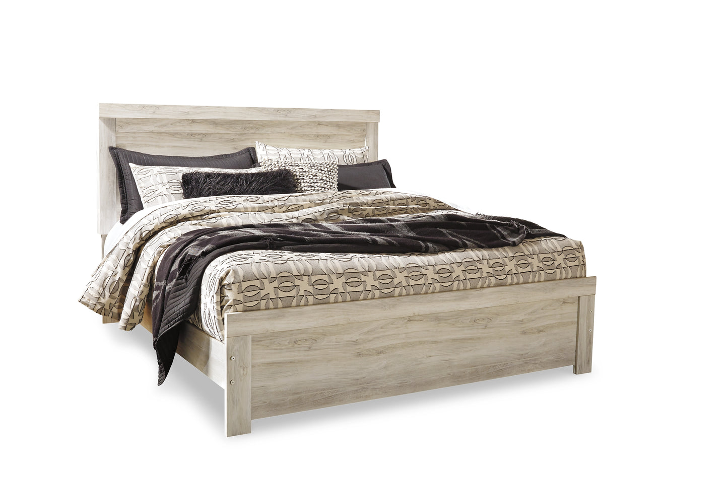 Bellaby  Panel Bed With Mirrored Dresser, Chest And Nightstand