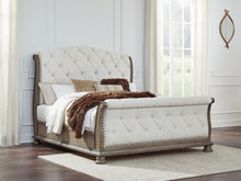 Load image into Gallery viewer, Ardenfield California King Upholstered Sleigh Bed
