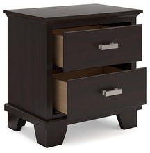 Load image into Gallery viewer, Covetown Twin Panel Bed with Mirrored Dresser and 2 Nightstands
