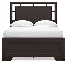 Load image into Gallery viewer, Covetown Full Panel Bed with Mirrored Dresser and Chest
