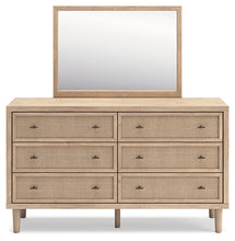 Load image into Gallery viewer, Cielden King Panel Headboard with Mirrored Dresser and 2 Nightstands
