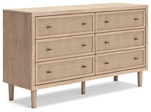 Load image into Gallery viewer, Cielden Full Upholstered Panel Bed with Dresser and 2 Nightstands
