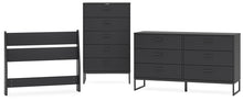 Load image into Gallery viewer, Socalle Twin Panel Headboard with Dresser and Chest
