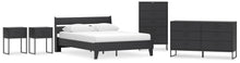 Load image into Gallery viewer, Socalle Queen Panel Platform Bed with Dresser, Chest and 2 Nightstands
