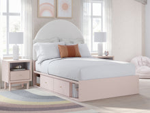 Load image into Gallery viewer, Wistenpine Full Upholstered Panel Bed with Storage
