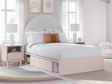 Load image into Gallery viewer, Wistenpine Full Upholstered Panel Bed with Storage
