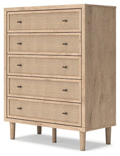 Load image into Gallery viewer, Cielden Full Panel Bed with Mirrored Dresser and Chest
