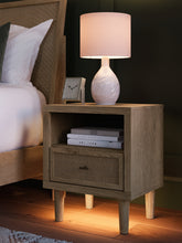 Load image into Gallery viewer, Cielden Queen Panel Headboard with Mirrored Dresser, Chest and Nightstand
