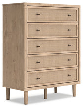 Load image into Gallery viewer, Cielden King Panel Headboard with Mirrored Dresser, Chest and Nightstand
