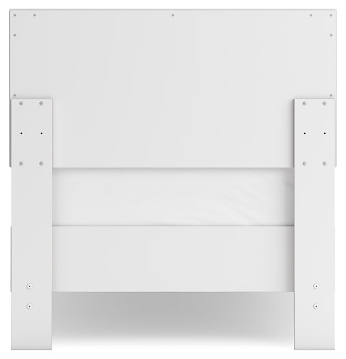 Hallityn Twin Panel Headboard with Dresser