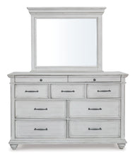 Load image into Gallery viewer, Kanwyn Queen Panel Bed with Mirrored Dresser and Chest
