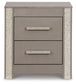 Surancha Two Drawer Night Stand